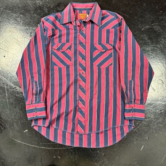 1980’s Men’s Pearl Snap Button Down - Picture 1 of 3